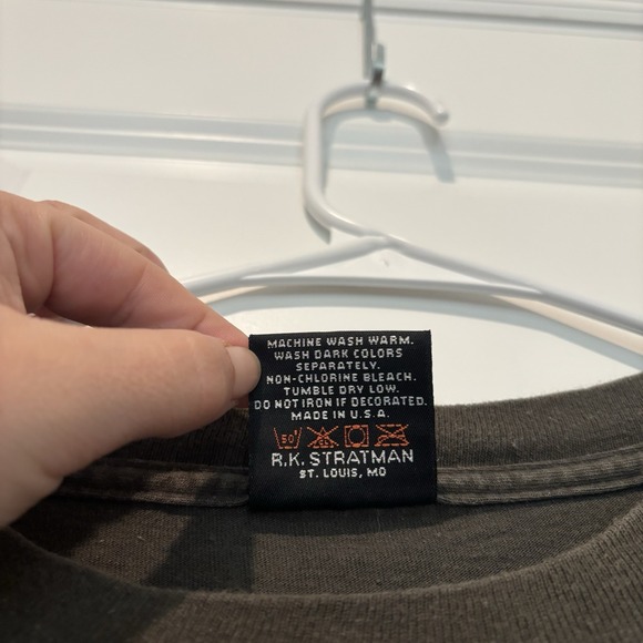 Harley Davidson Motorcycle Made In USA XL‎ Brown Shirt 1997 Baltimore MD Vintage - Picture 6 of 6